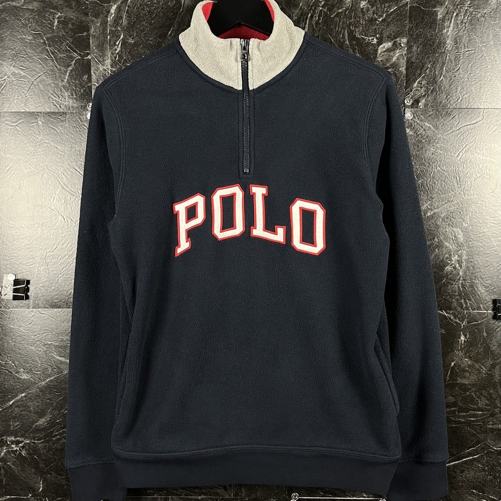 Polo Ralph Lauren Boy's Blue Spell Fleece Sweatshirt XL (Women's Small)